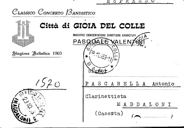 cartolina due fronte