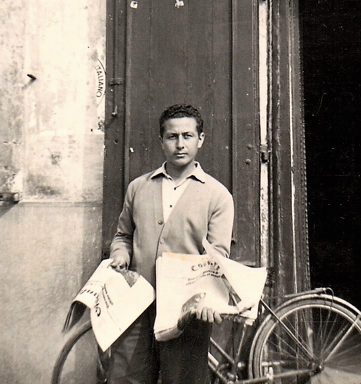 Diffusione dellAvanti con la bicicletta. 10 luglio 1955