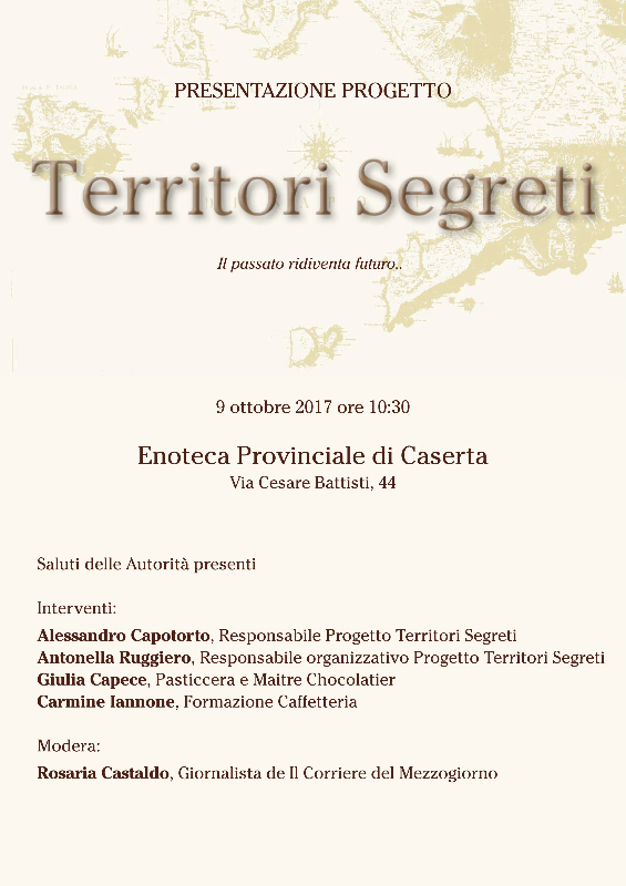 Presentazione progetto Territori Segreti