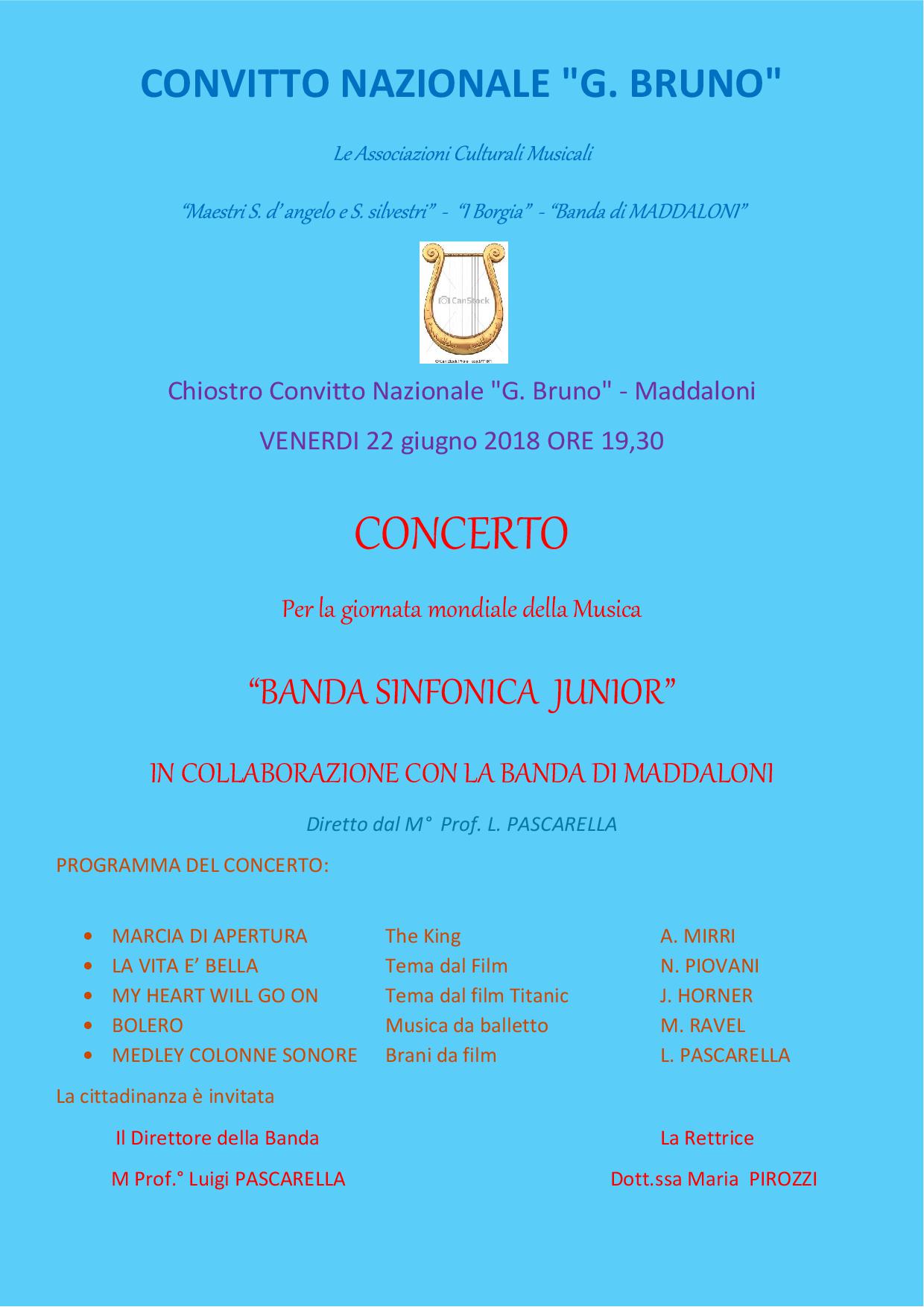 CONCERTO GIUGNO 2018 Maddaloni