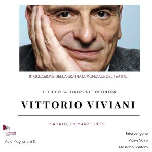 Vittorio Viviani al Liceo Manzoni di Caserta